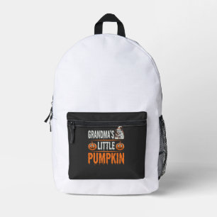 Mochila Impresa Diseño de Bruja de Halloween de la Calabacita de l
