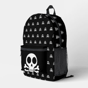 Mochila Impresa Diseño de calavera pirata