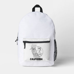 Mochila Impresa Diseño de CALIFORNIA USA