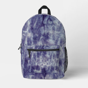 Mochila Impresa Diseño de Denim Lavado No. 6 @ Emporio Moffa