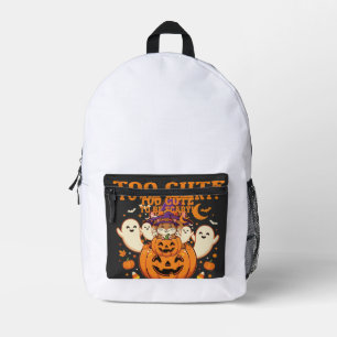 Mochila Impresa Diseño de fantasma de calabaza de hámster de Hallo