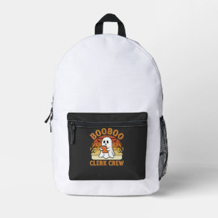 Mochila Impresa Diseño de fantasma de Halloween de Booboo Clerk Cr