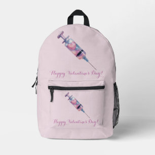 Mochila Impresa Diseño de inyección de amor del día de San Valentí