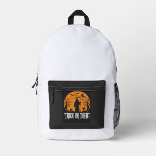 Mochila Impresa Diseño de la Parca para Halloween Truco o Trato_1