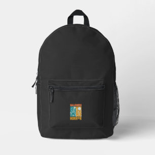 Mochila Impresa Diseño de Luna de Casa Embrujada de Halloween_1