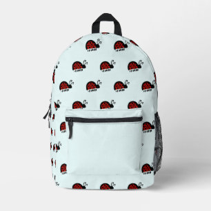Mochila Impresa diseño de mariquita
