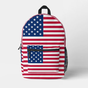 Mochila Impresa Diseño de orgullo de bandera estadounidense de EE.