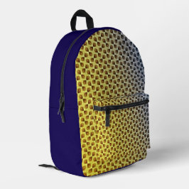 Mochila Impresa Diseño de patrón digital abstracto moderno 1243