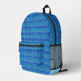 Mochila Impresa Diseño de patrón digital abstracto moderno 1244