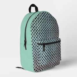 Mochila Impresa diseño de patrón digital abstracto moderno 1246