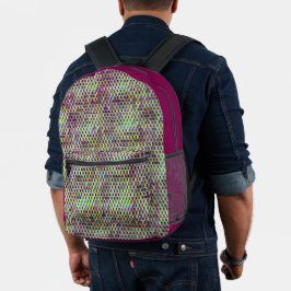 Mochila Impresa Diseño de patrones digitales abstractos modernos 1