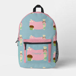 Mochila Impresa Diseño de Personalizado Cute Retro Muffin