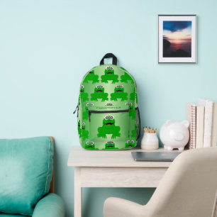 Mochila Impresa Diseño de rana personalizado