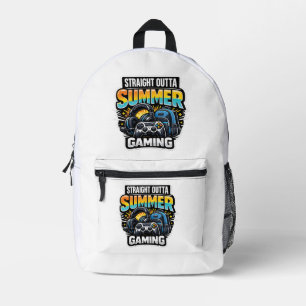 Mochila Impresa Diseño de regreso a clases para jugadores
