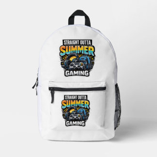 Mochila Impresa Diseño de regreso a clases para jugadores