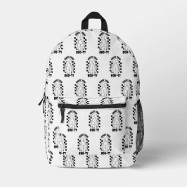 Mochila Impresa Diseño de topo fantasma - "Agitar tu botín"