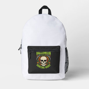 Mochila Impresa Diseño de vector de calavera de guadaña de noche d