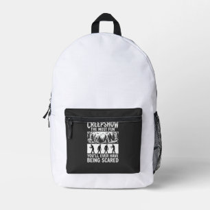 Mochila Impresa Diseño de vector de terror asustado de zombie de H