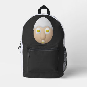 Mochila Impresa Diseño divertido del personaje de huevo RG y RA