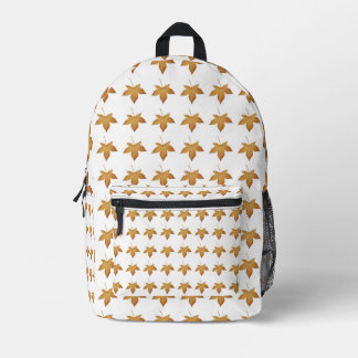 Mochila Impresa Diseño Estético de Patrón de Hojas de Otoño Acoged