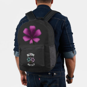 Mochila Impresa Diseño floral de primavera Bloom Softly Pastel Cot
