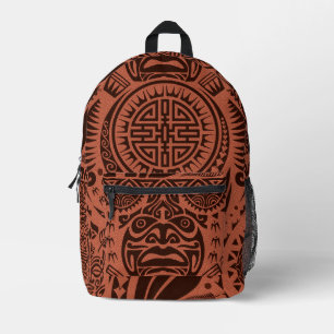 Mochila Impresa Diseño Gráfico Tribal