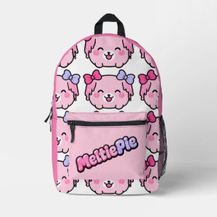 Mochila Impresa Diseño Kawaii de Pastelito Derretido 