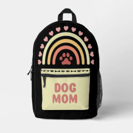 Mochila Impresa Diseño moderno para mamá de perro lindo