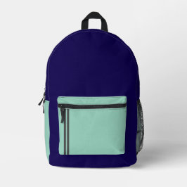 Mochila Impresa Diseño Multicolor de Moda con Franja Reflectante