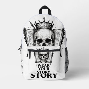 Mochila Impresa Diseño Oscuro Premium