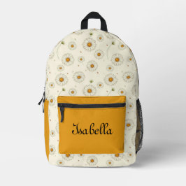 Mochila Impresa diseño personalizado de daisy