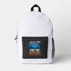 Mochila Impresa Diseño vectorial cementerio de fantasmas de Hallow