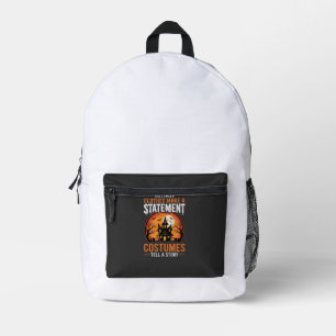 Mochila Impresa Disfraces de Halloween cuentan una historia Casa e