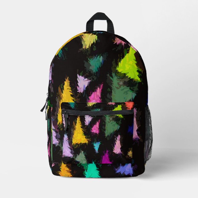 Mochila Impresa Ditzy Triangles (Anverso)