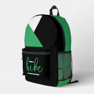 Mochila Impresa Divertido paseo es agradable afuera