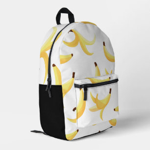 Mochila Impresa Divertido patrón de fiesta con chistes de plátano 