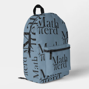 Mochila Impresa Divertido Pi Profesor de Matemáticas Científico Gr