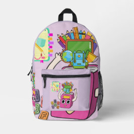 Mochila Impresa Diviértete Volviendo Al Colegio Gráfico