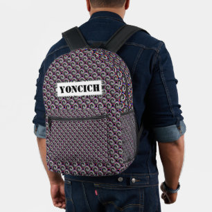Mochila Impresa Doble espiral Yin Yang por Kenneth Yoncich