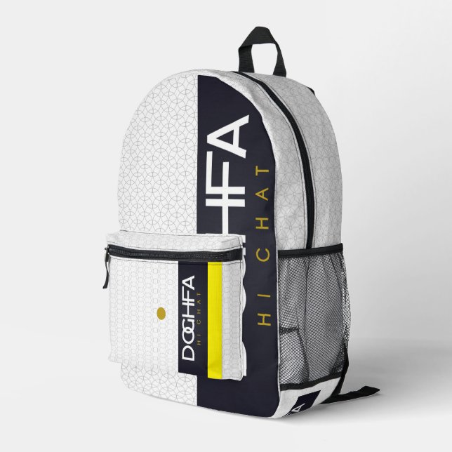 MOCHILA IMPRESA DOGHFA (Esquina derecha trasera )