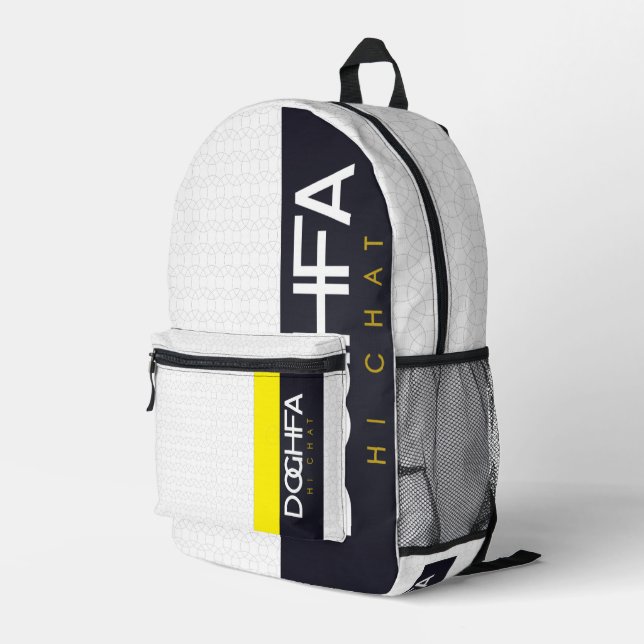 MOCHILA IMPRESA DOGHFA (Esquina derecha trasera )