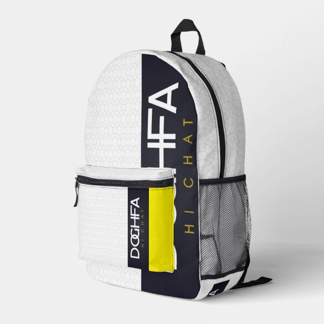 MOCHILA IMPRESA DOGHFA (Esquina derecha trasera )