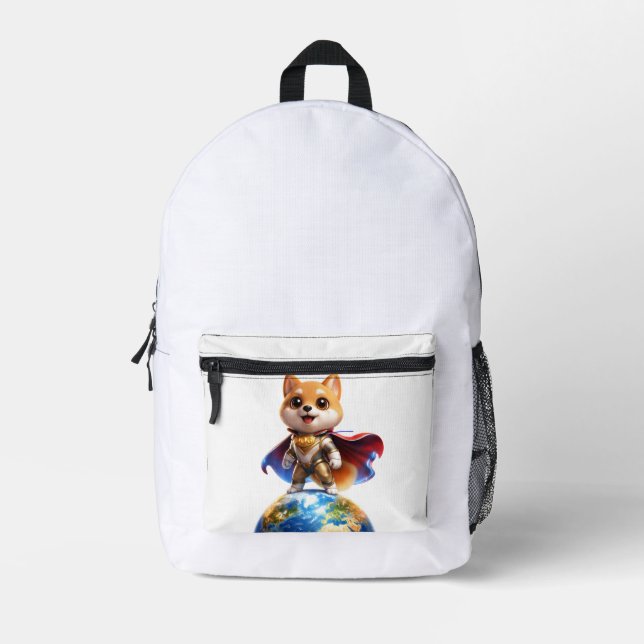 Mochila Impresa DOGI Héroe – Salva El Mundo (Anverso)