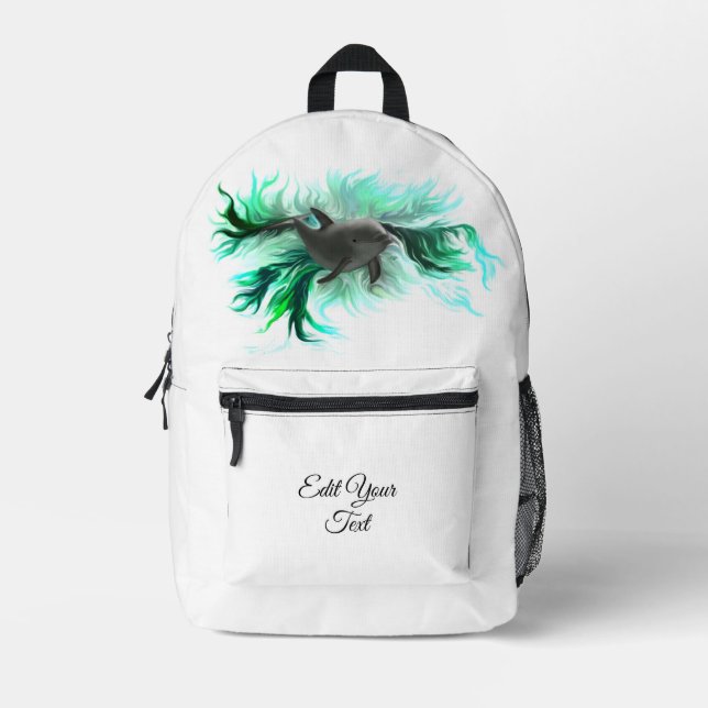 Mochila Impresa Dolphin Baby (Anverso)