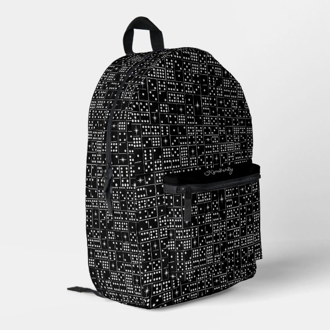 Mochila Impresa Dominoes de Retro Starburst (Esquina izquierda trasera)
