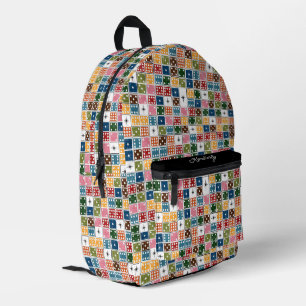 Mochila Impresa Dominoes de Retro Starburst