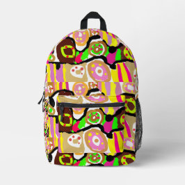 Mochila Impresa Donas divertidas