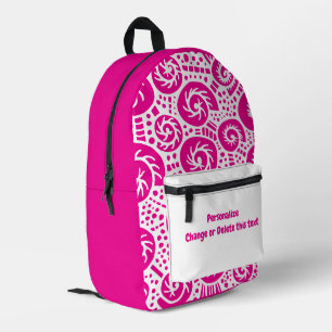 Mochila Impresa Doodle de la parrilla de caracol Art 47