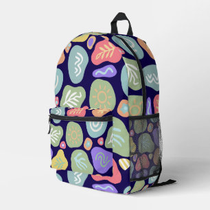 Mochila Impresa Doodles de ensueño - Diseño del Motivo de la Natur