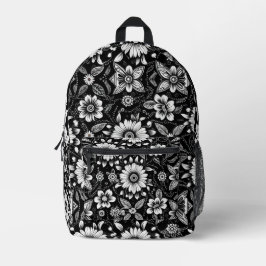 Mochila Impresa Dosis de margarita en B&W 